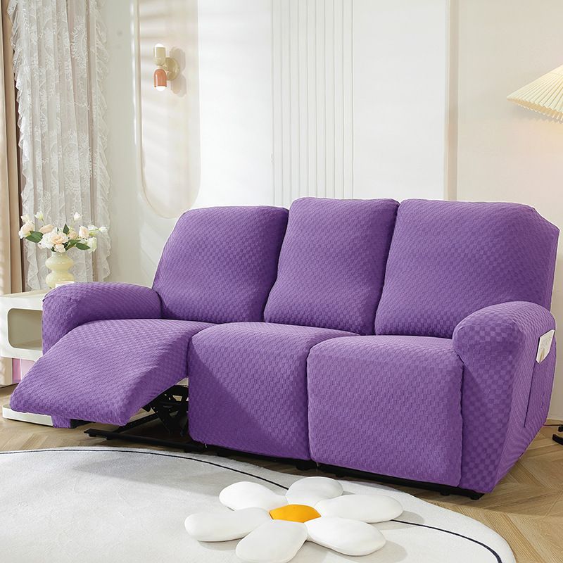Square Jacquard All-inclusive Stretch Recliner Cover Universal Function Sofa Cover Sofa Cushion Massage Chair Cover_voghion.com