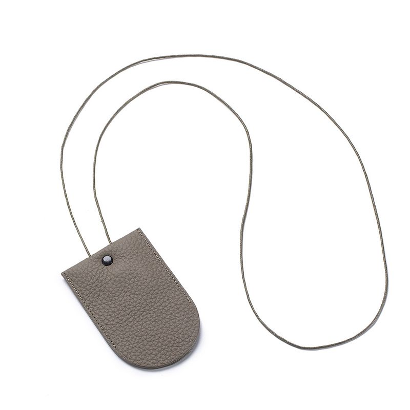 New Style Neck Hanging Keychain Storage Personality Versatile Genuine Leather Pendant Pull Key Bag For Women_voghion.com