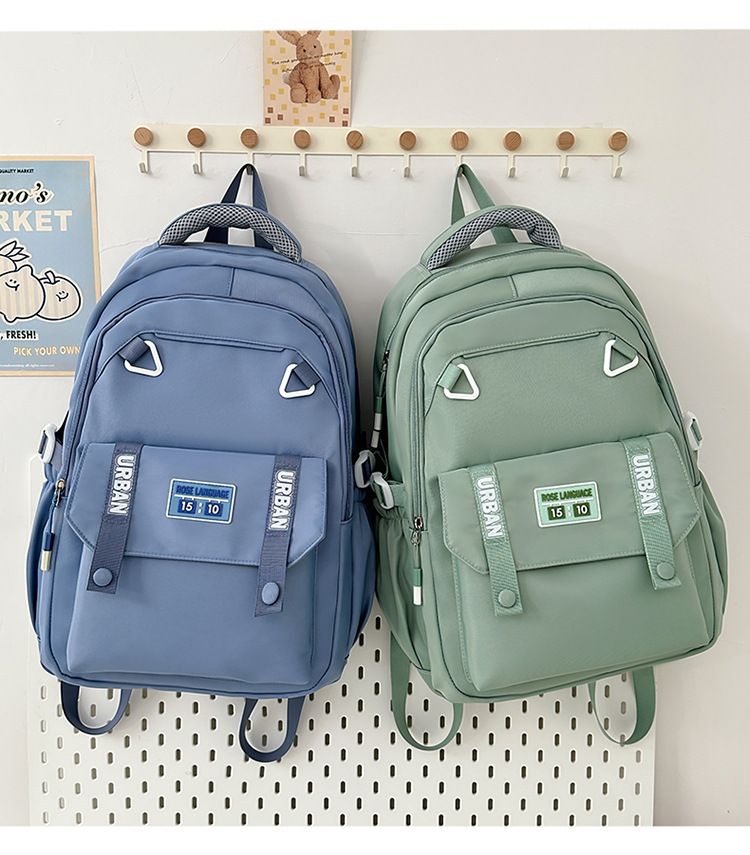 New Style Backpack Fashionable Trend Junior High School Student Backpack Casual Backpack Large Capacity Versatile Backpack_voghion.com