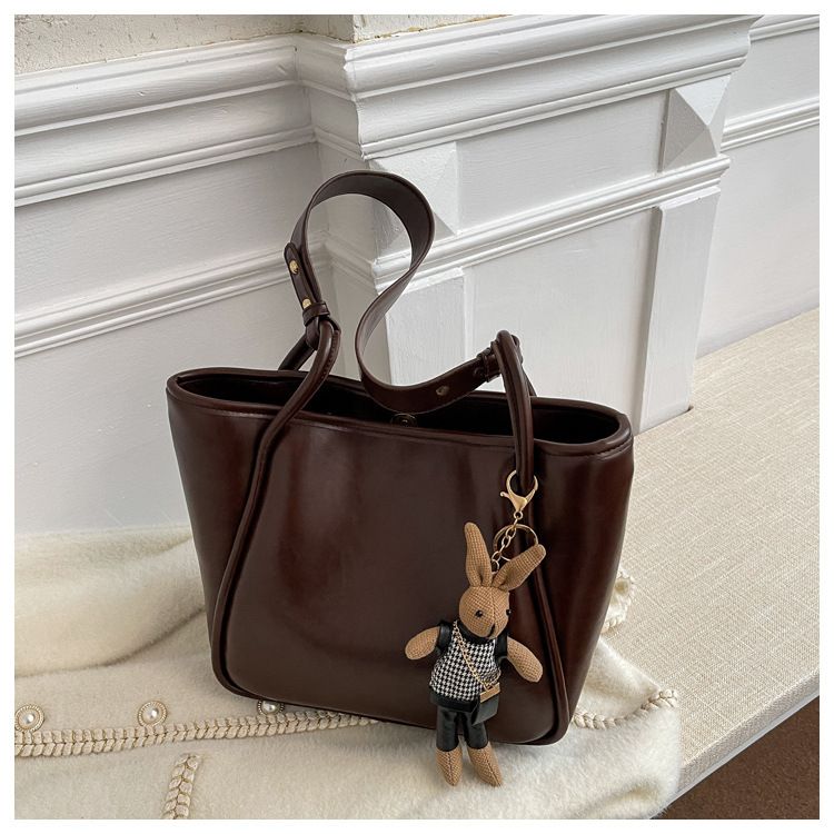 Bag Women's 2023 New High-end Sense Large Capacity Commuter Tote Bag Simple All-match One-shoulder Underarm Bag Women's Bag_voghion.com