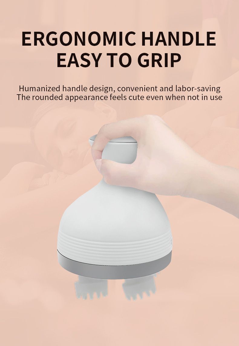 Intelligent Therapy Head Massager, Meridian Unblocking, Pet Scalp Headache, Kneading, Grasping, Electric Massager_voghion.com