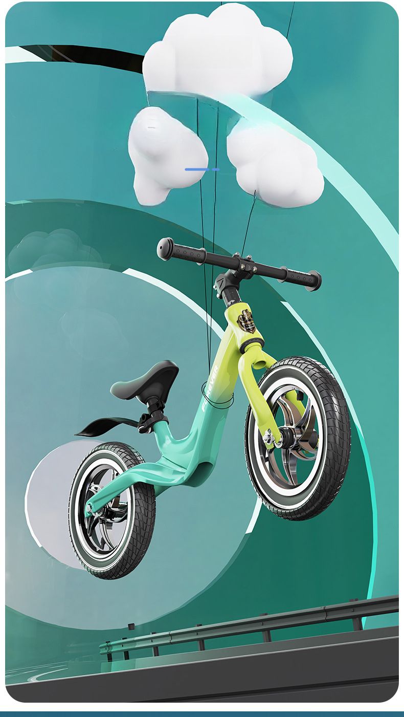 Bicicletta due in uno scorrevole senza pedali Forever Children's Balance 1-2-3-6 per bambini dai 5 agli 8 anni_voghion.com