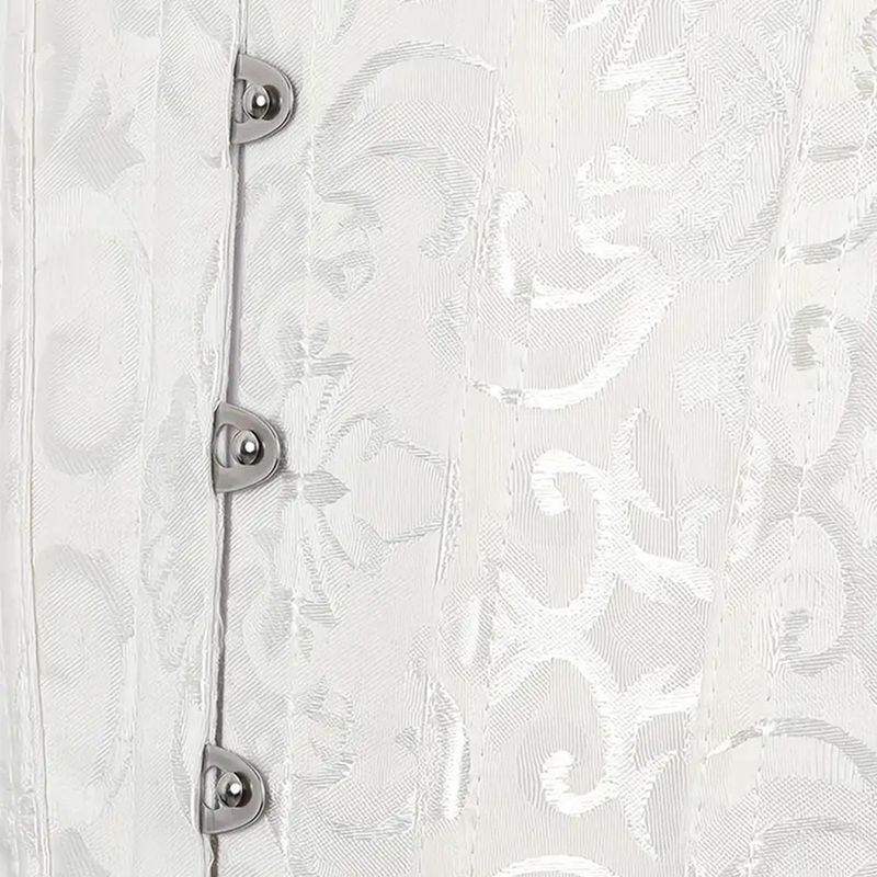 Corset en dentelle à une épaule pour femme, style rétro, effet arête de poisson, effet sculptant, effet ventre plat_voghion.com