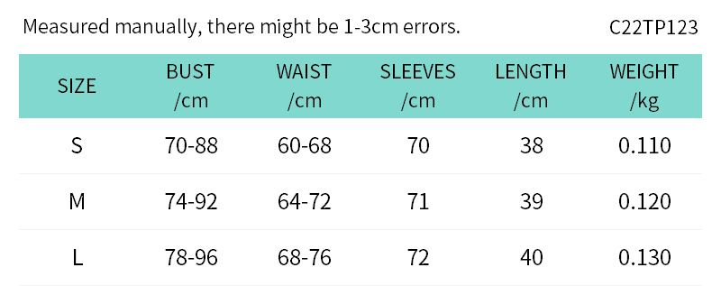 Abbigliamento da donna: nuovo top slim a maniche lunghe cavo in tinta unita con ombelico scoperto_voghion.com