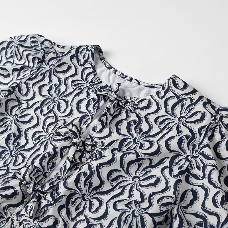 2025 Frühjahr Neue Damenmode Leopard Print Kurzarm Shirt_voghion.com