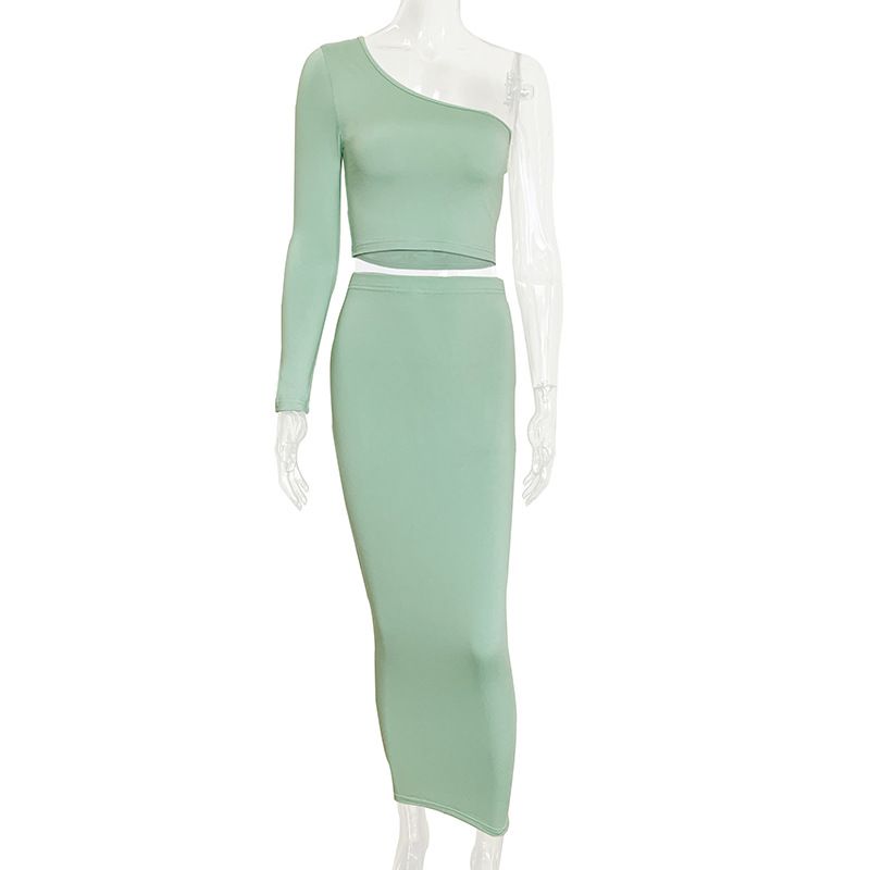 Sexy zweiteiliges modisches Anzugkleid für Damen_voghion.com
