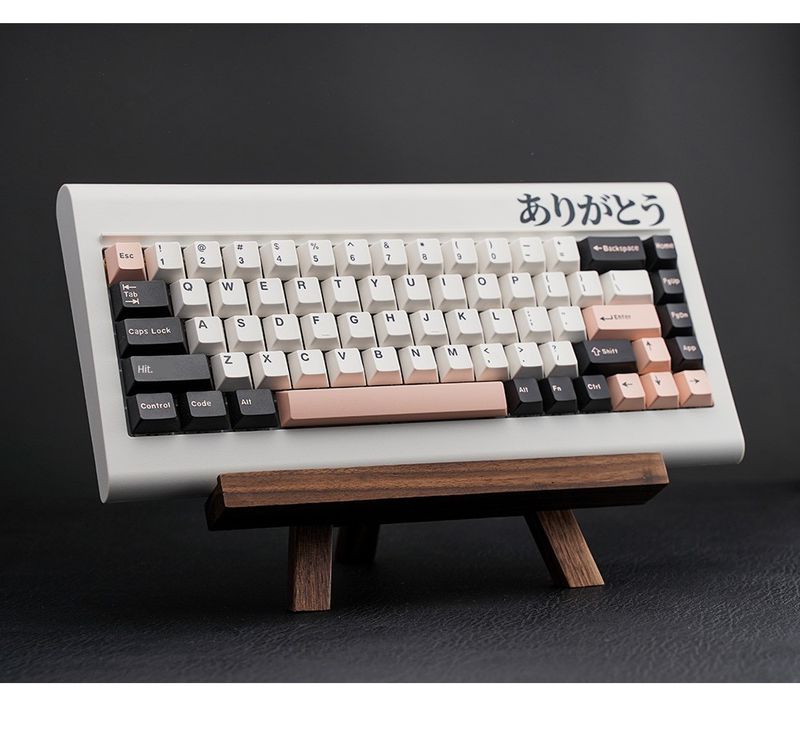 FBB Original Black Walnut Wooden Display Stand Nical Keyboard_voghion.com