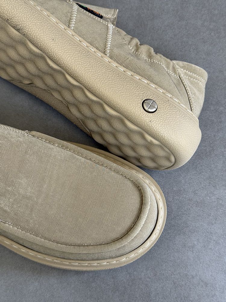 New Summer Men's Lightweight Thick Comfortable Canvas Soft Sole Breathable Casual Shoes Slip-On Loafers_voghion.com