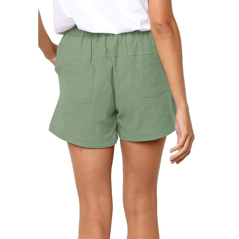 Stilvolle Damen-Jogginghose mit hohem Bund und Schnürung aus Stretchmaterial_voghion.com