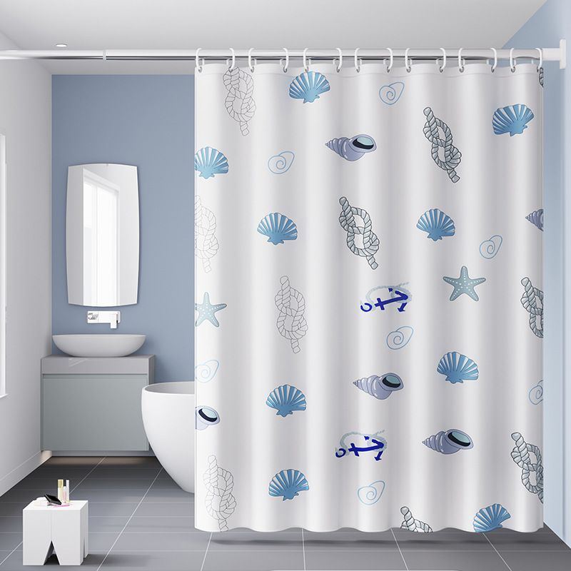 Set da bagno impermeabile e spesso in tinta unita, non necessita di foratura, adatto per hotel e dormitori, finestra per doccia_voghion.com