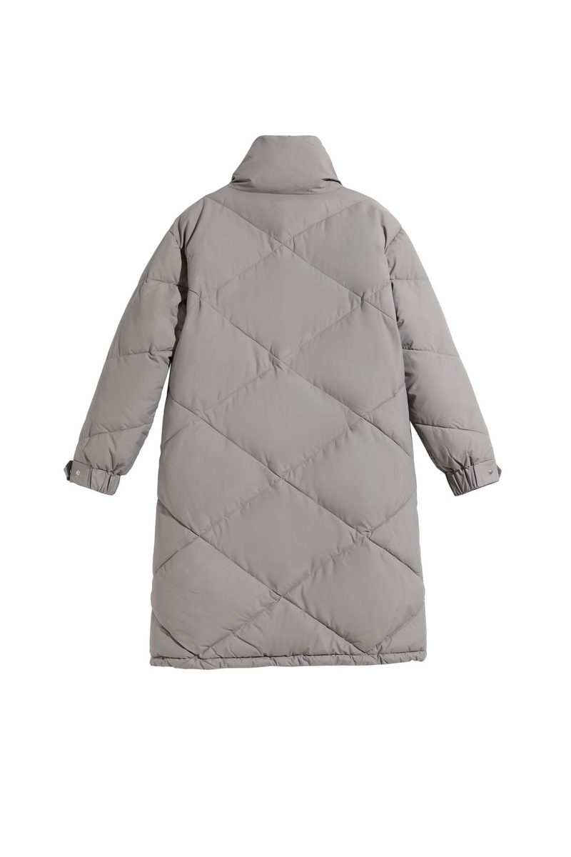 Giacca calda imbottita, leggera, lunga e attillata, da donna_voghion.com