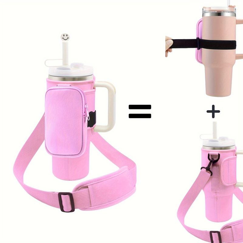 Zestaw kubków samochodowych Home Furniture 40oz z odpinanymi paskami i uchwytem na kubek z neoprenu_voghion.com