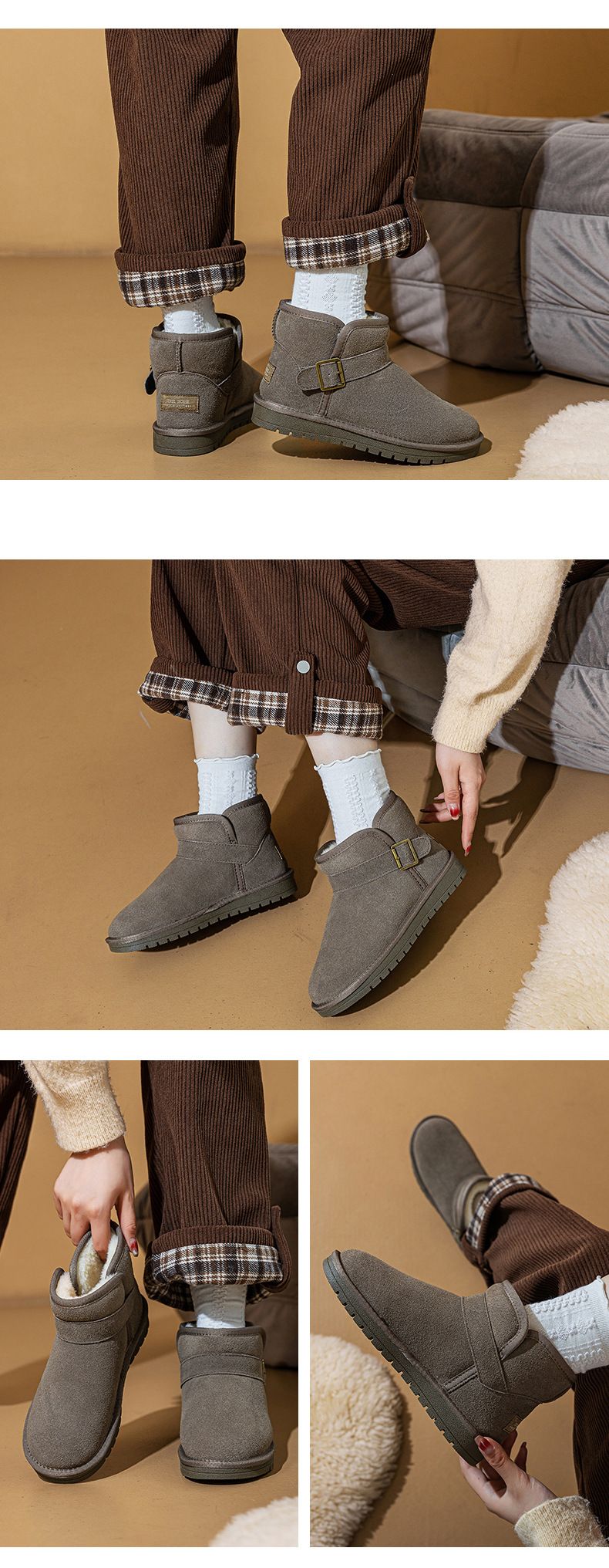 Designer Snow Boots Tasman Slippers Platform Boot Ta Zz Slide Mustard Seed Ultra Mini Chestnut Suede Men Shoes Womens Winter Ankle Booties Australia_voghion.com