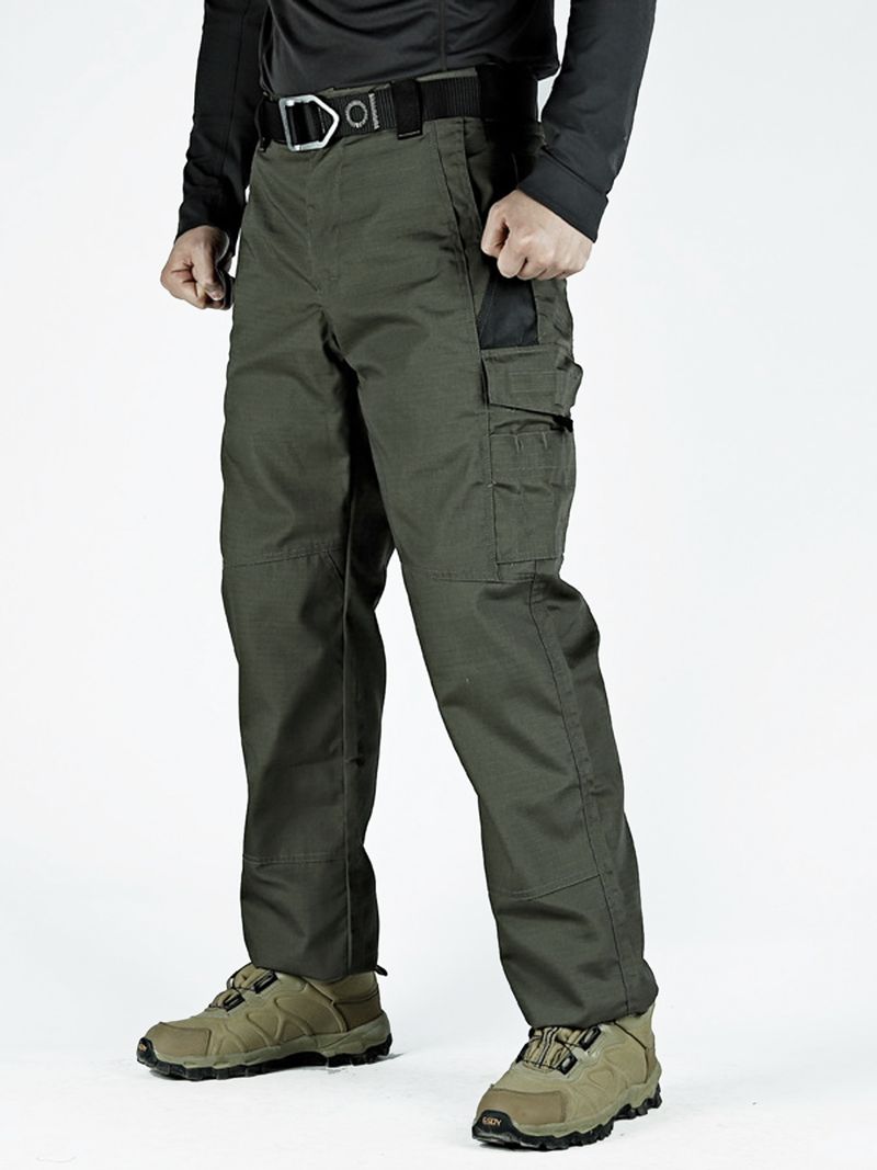 Pantaloni cargo tattici elastici da uomo 2025, taglie forti, per escursionismo, pesca, lavoro, pantaloni impermeabili multitasche per uomo_voghion.com
