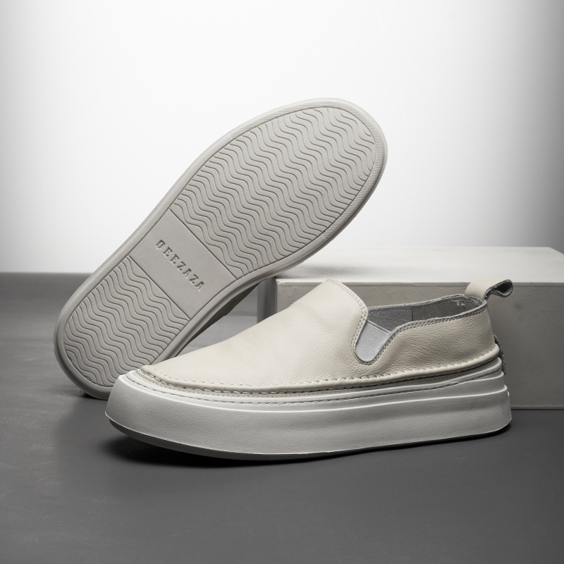 Scarpe casual traspiranti in pelle One Step da uomo, originali Lefu Trendy Korean Edition, 2025_voghion.com