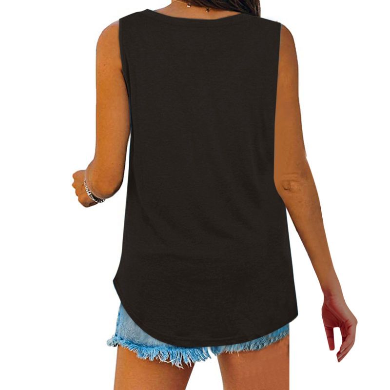 T-shirt senza maniche tinta unita da donna_voghion.com