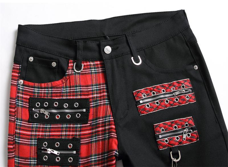 Retro Korean Style Straight Leg Denim Pants For Men With Adjustable Belt Loops - Vintage Washed Cotton Jeans_voghion.com