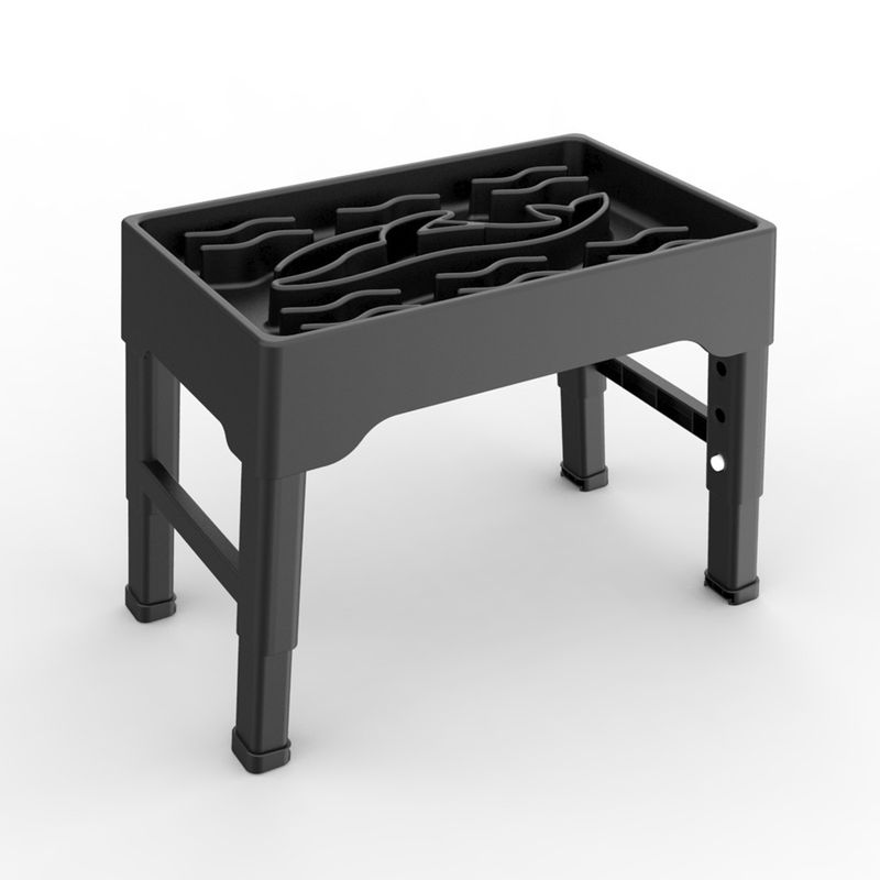 Capacity Slow Feeder For Small, Medium, Large Cats And Dogs Elevated Pet Adjustable Table Bowl_voghion.com