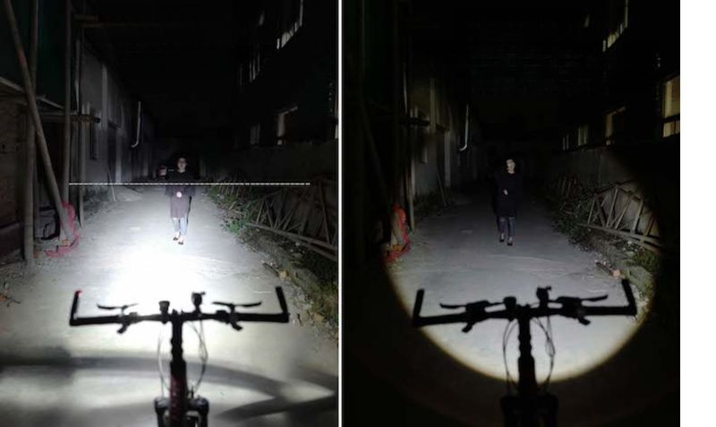 Luce anteriore per bicicletta con sensore intelligente standard tedesco, ricaricabile tramite USB, alta luminosità, 6 ore di illuminazione, 350_voghion.com