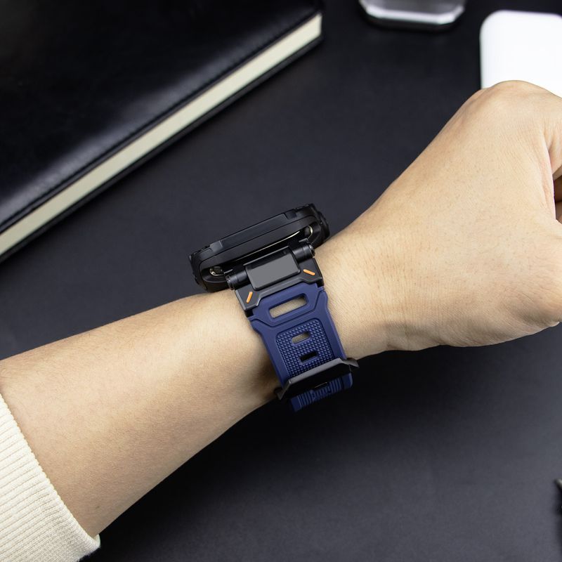 Applicabile al set di cinturini in TPU anti-caduta per Apple Watch 9 Ultra Explorer_voghion.com