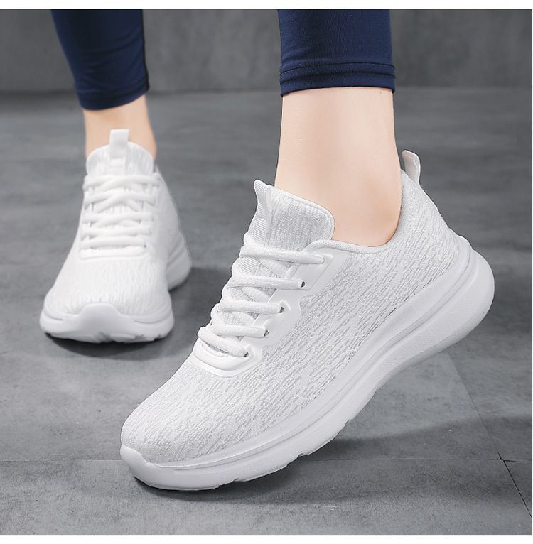 Summer new men's and women's sports shoes travel soft sole light leisure not tired feet work shoes_voghion.com