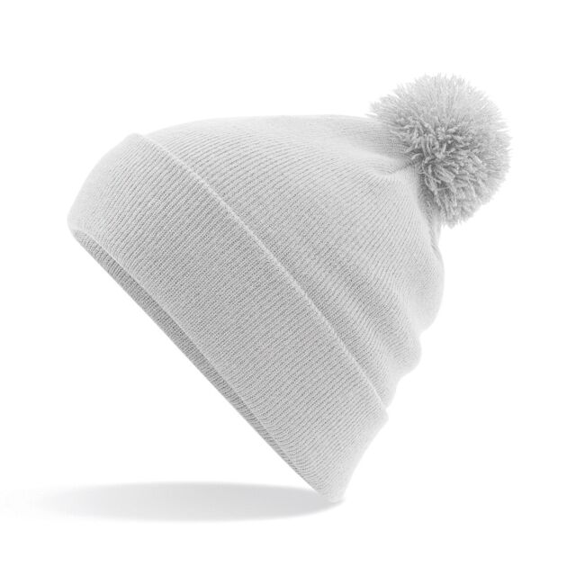 NEW POM POM BEANIE HAT MENS WOMENS PLAIN KNITTED BOBBLE WARM WINTER WOOLY CAP_voghion.com
