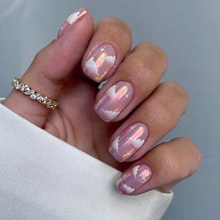 Nails Art Simple Wear Nail Patches Pure Desire Nail Art Ins Style Decorations Nails_voghion.com