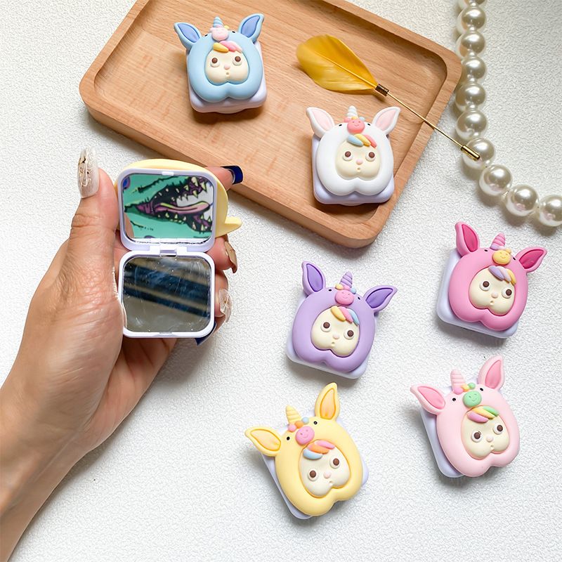 Mobile Phone Airbag Sticker, Retractable Cute Desktop Stable Holder, And Portable Makeup Mirror, Touch Up Mirror_voghion.com