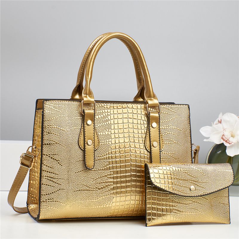 Women's Handbag Commuter Single Shoulder Hand Crossbody Bag Premium Touch 2-piece Handbag Set_voghion.com