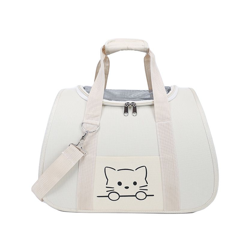Carrier Portable Cat Handheld Large Capacity Anti-Stress Dog Bag Double Shoulder Crossbody Pet Backpack_voghion.com
