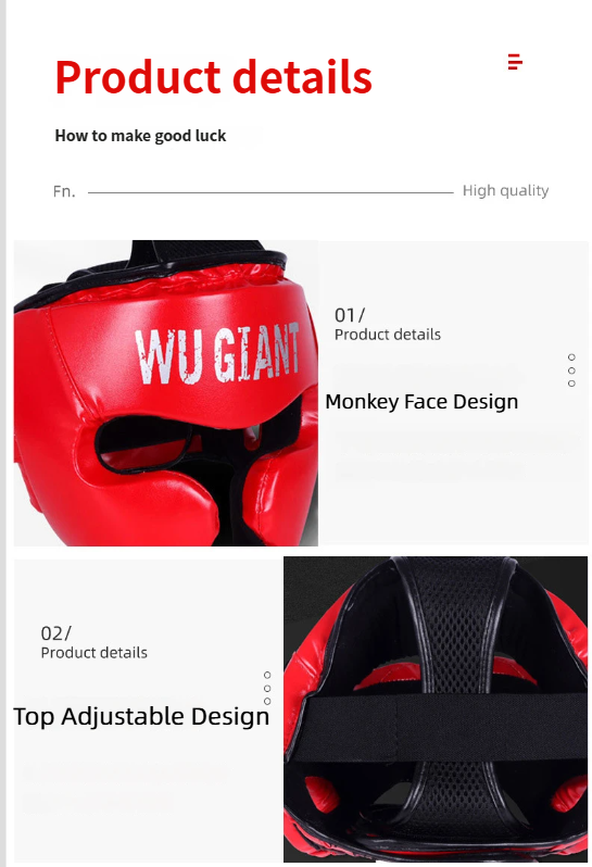 Cross-Border Wholesale Sanda Fighting Head Grappling Boxing Helmet Competition Training Face Protection_voghion.com