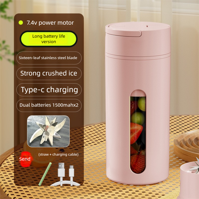 Portable Blender & Juicer - Rechargeable Ice Crusher, Fruit Juicing Cup, Electric Food Processor Compact_voghion.com