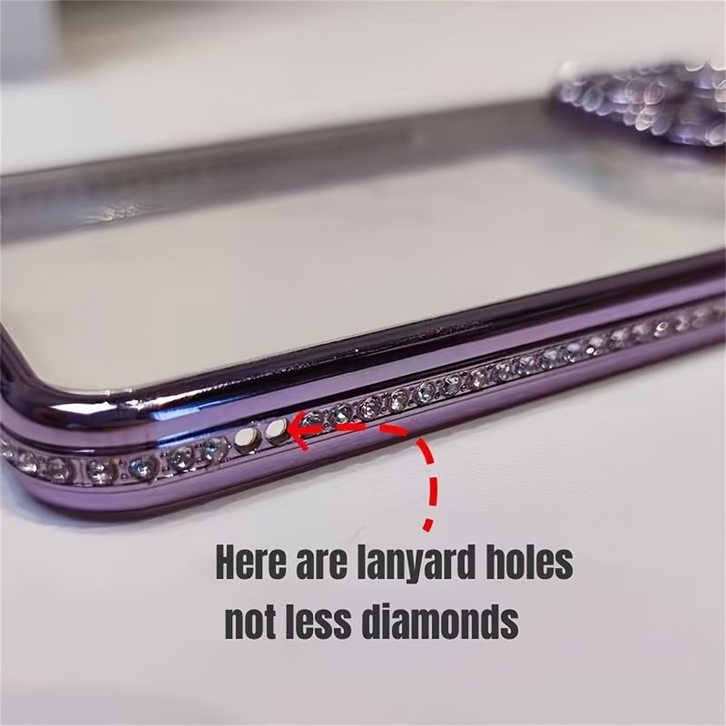 Bling Glitter Ring Bracket Magnetic Plating Phone Case For iPhone 14 13 12 11 Pro Max 15 Plus Kickstand Shockproof Soft_voghion.com