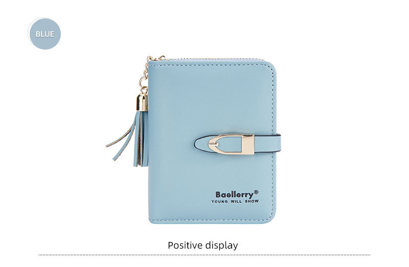Baellerry Women's Wallet New Product Vertical Zipper Coin Purse For Women Fashion Print Multi-card Wallet_voghion.com