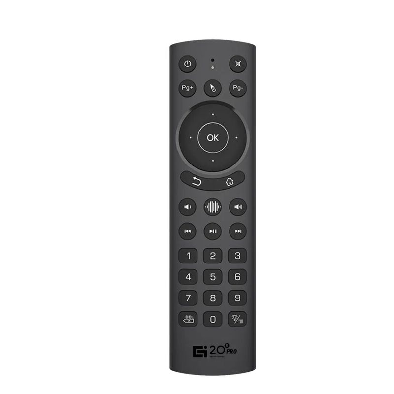 G20BTS Plus G20S PRO 2.4G télécommande vocale sans fil rétro-éclairé Air souris Gyroscope pour H96 X96 Max X88 Pro Android TV_voghion.com