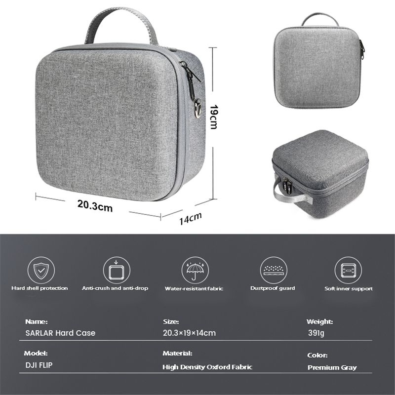 Case, Portable Storage Shoulder Bag For DJI Flip Fly More Combo, Carrying Case_voghion.com