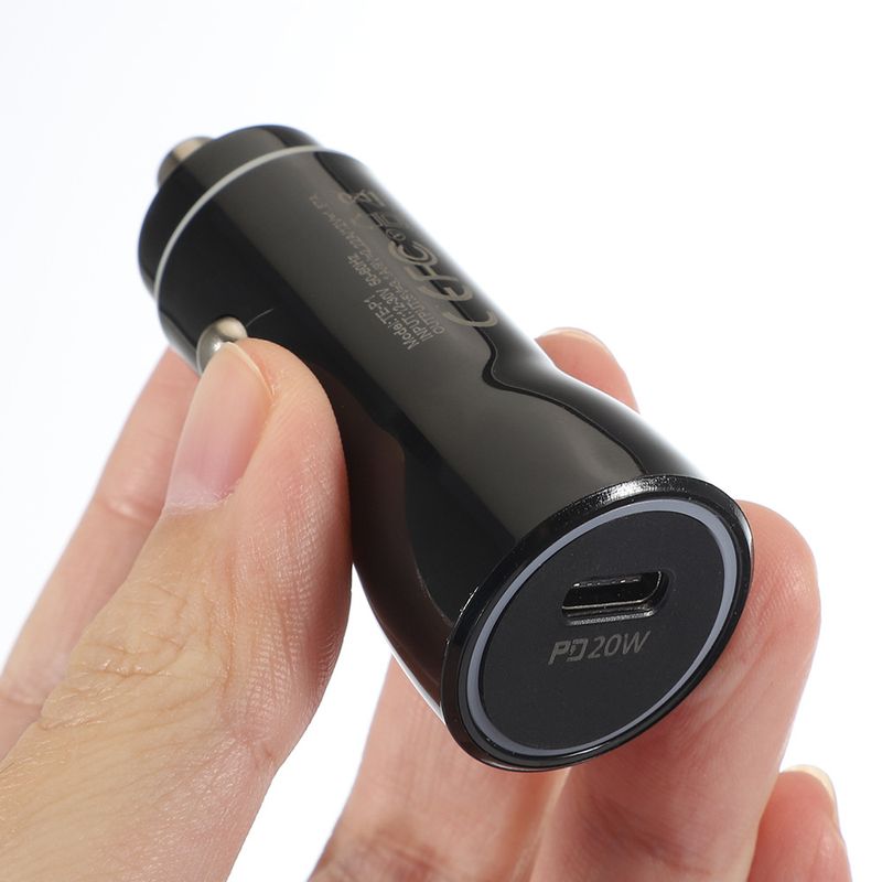 Music Festival  20W Mobile Type-C Charger PD Fast Charging Car Cigarette Lighter_voghion.com