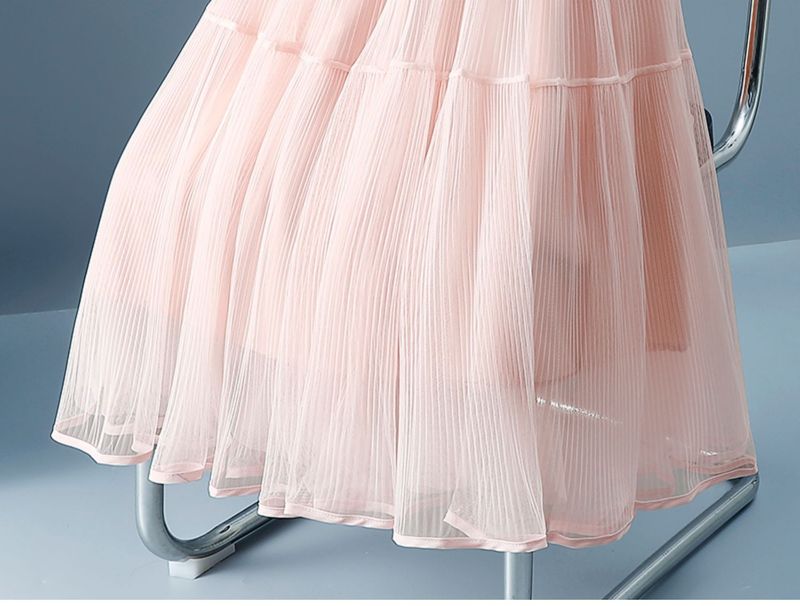 Ženska oblačila Veliko nihajno mrežasto torto krilo krilo ženske pomlad in poletje novo majhno pravljično dolgo krilo Nagubano krilo v liniji_voghion.com