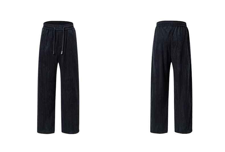 Pantaloni a gamba dritta larghi e versatili da uomo in velluto a coste americano autunno inverno 2024, stile nuovo, casual e ampio_voghion.com