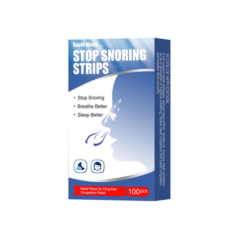 Patch nasal anti-ronflement Moon Ventilation Sud Correction respiration bouche ouverte, ronflement, expansion physique_voghion.com