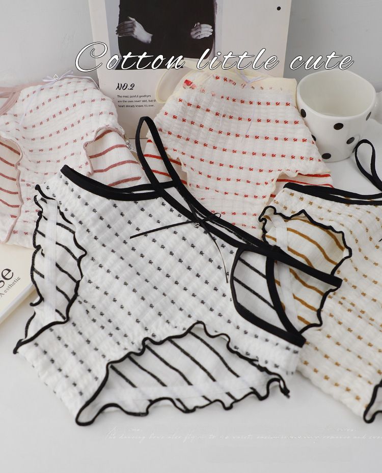 Vintage Fair Island Jacquard Hohltaille Sexy Moud Mëttel Taille Ënnerwäsch Perséinlechkeet Kleng Bauchband Séiss Dräieck Ënnerwäsch_voghion.com