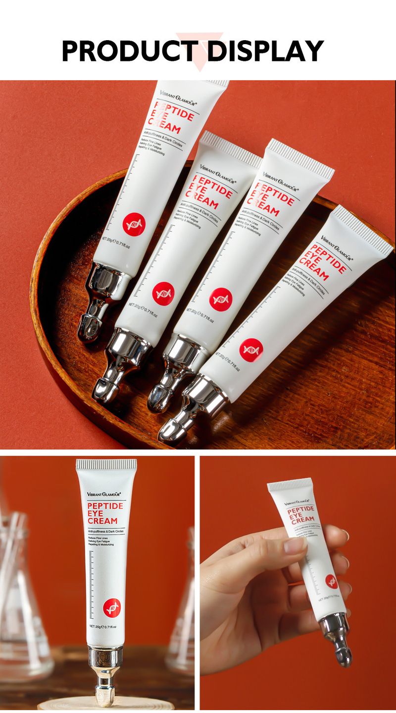 Cremă antirid pentru ochi VIBRONT GLAMOUR cu peptide. Reduce ridurile ochilor. Hidratează. Luminează pielea. Îmbunătățește cearcănele și umflăturile din jurul ochilor._voghion.com