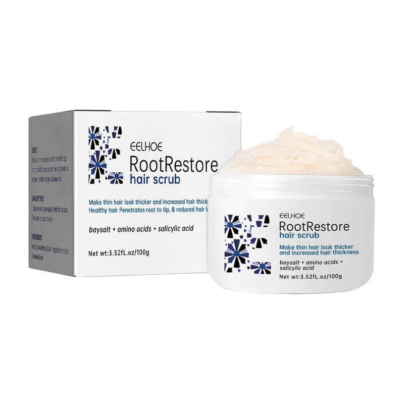 EELHOE Crema Detergente Scrub per Capelli per la forfora del cuoio capelluto, allevia il prurito, soffice, idratante, capelli densi, fissazione dei capelli,_voghion.com