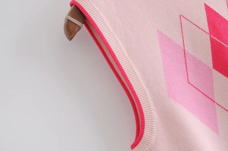 Camiseta de tirantes de punto versátil de moda para mujer de verano 2024_voghion.com