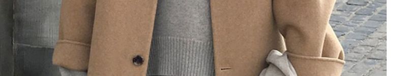 Women's Clothing Wool-Like Trench Coat Long Loose Fit Jacket Japanese Korean Style Slimming Outerwear For Autumn Winter_voghion.com