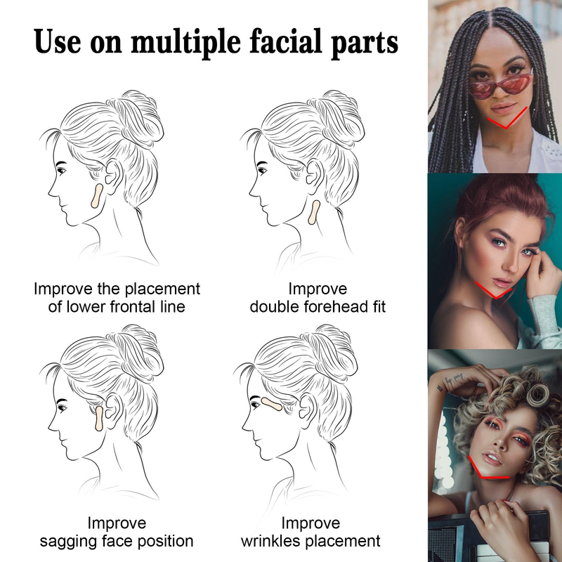 V-Shaped Lifting Invisible Face Fade Fine Lines Lift Firm Chin Muscle Shaping Shrink Patch_voghion.com