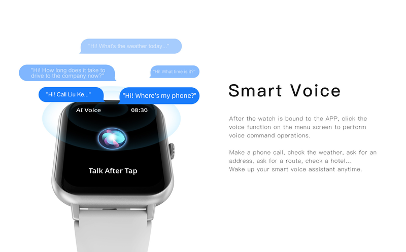 „Bluetooth Call“ išmanusis laikrodis moterų vyrų širdies ritmo kraujo deguonies balso asistentas 100+ sportinis moteriškas išmanusis laikrodis, skirtas „Xiaomi Samsung Huawei Android iPhone“_voghion.com