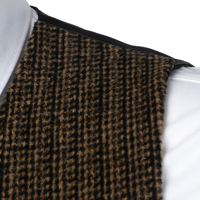 Men's retro vest Men's casual slim suit vest_voghion.com