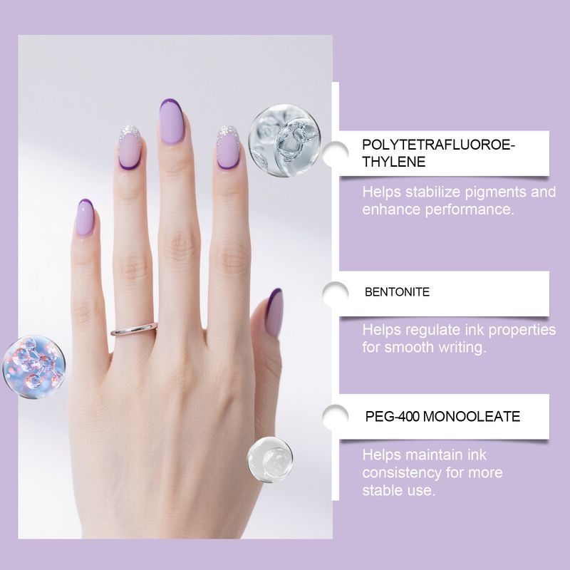 Pennarello per nail art multicolore, facile da usare, multiuso e fai da te, per unghie artistiche_voghion.com