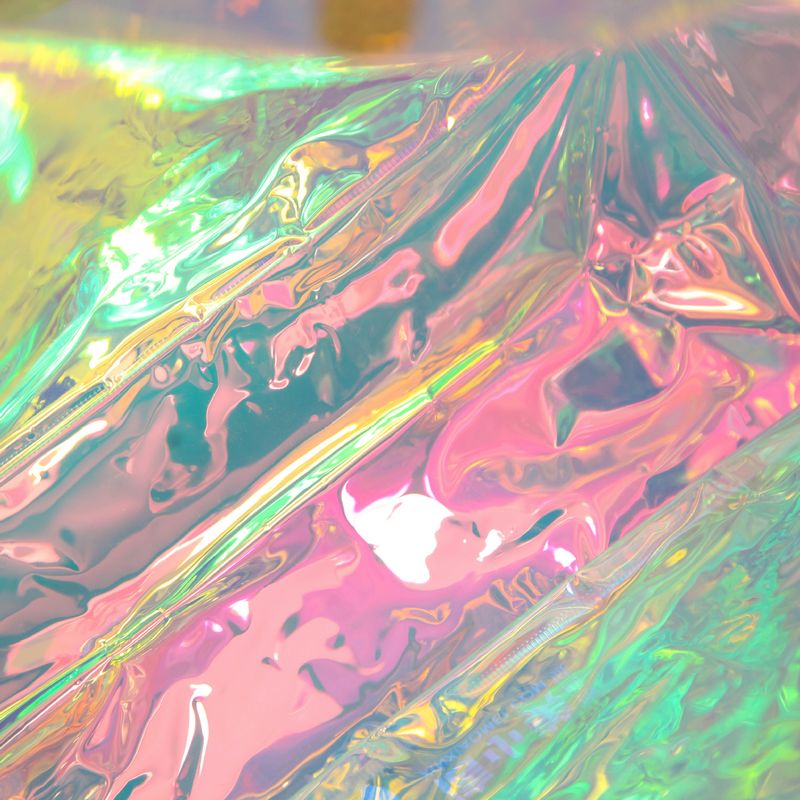 Borsa per cosmetici colorata in PVC con laser trasparente, borsa per la spesa regalo_voghion.com